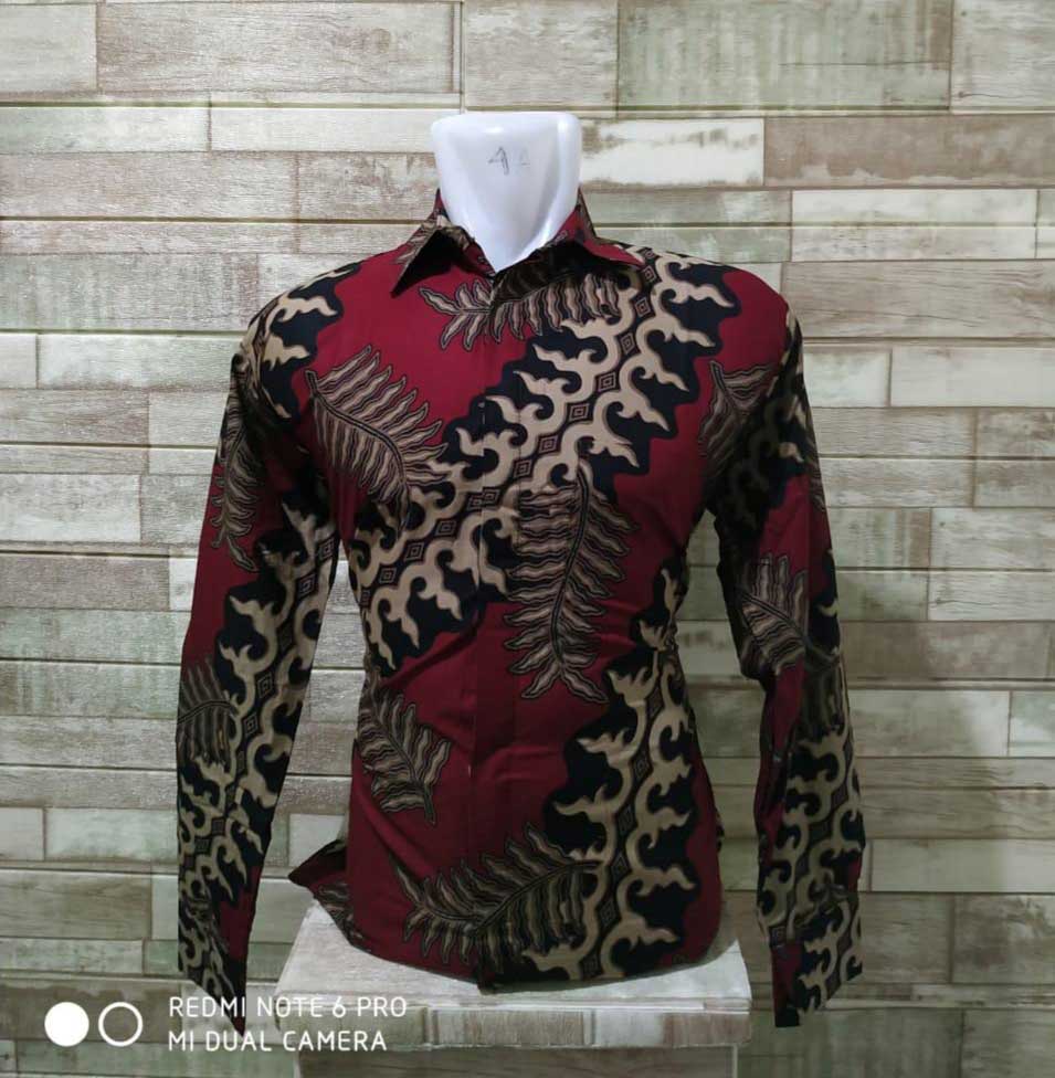 Kemeja Batik Pria / Lengan Panjang Motif 11