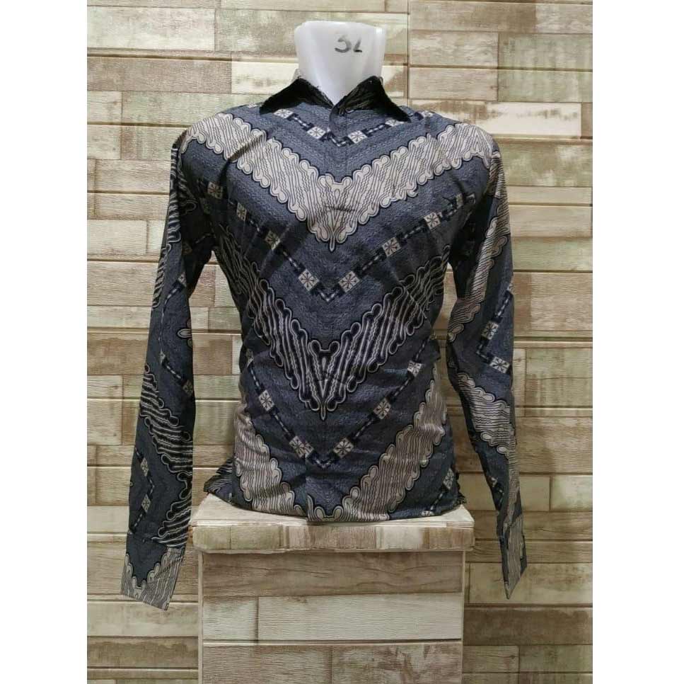 Kemeja Batik Pria / Lengan Panjang Motif 10