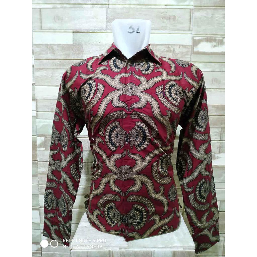 Kemeja Batik Pria / Lengan Panjang Motif 9