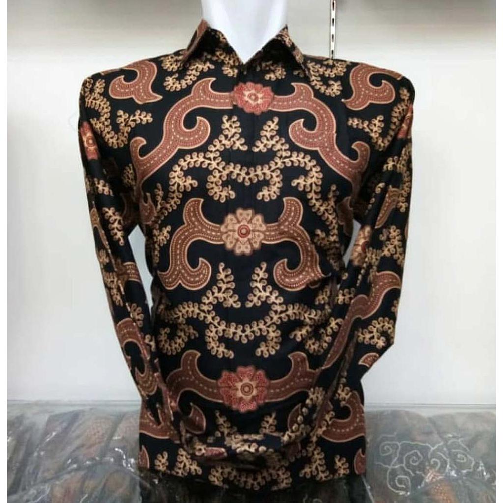 Kemeja Batik Pria / Lengan Panjang Motif 3