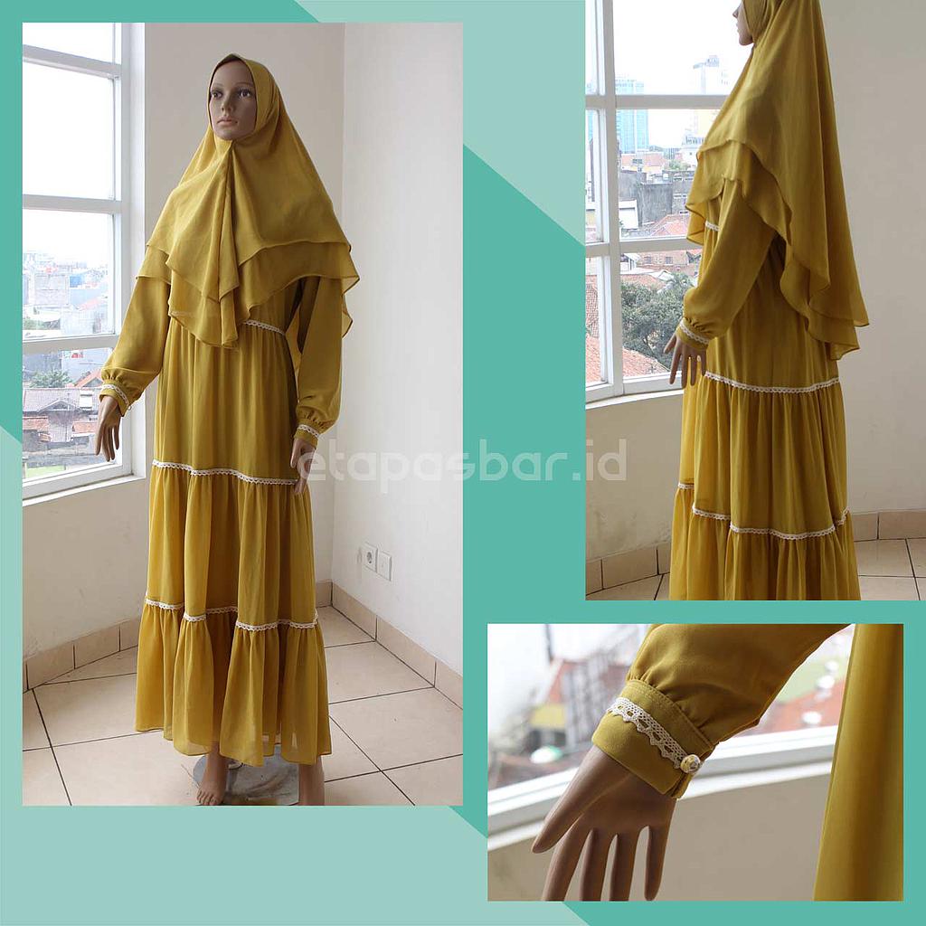 Gamis Syar'i Renda Rempel
