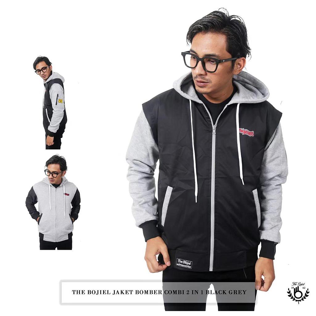 Jaket Bomber Hoodie Ori BJL Kombinasi