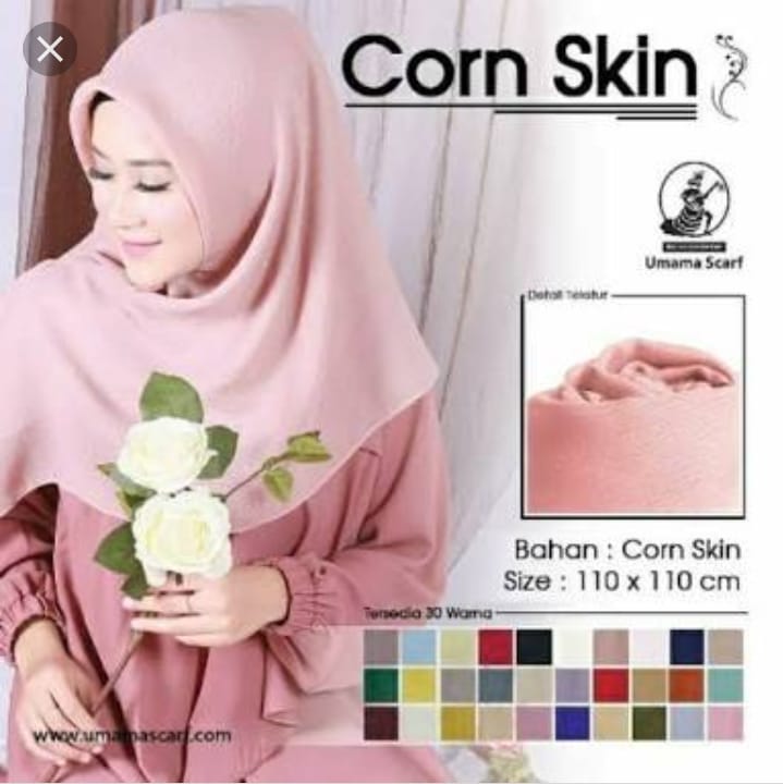 Kerudung Corn Skin