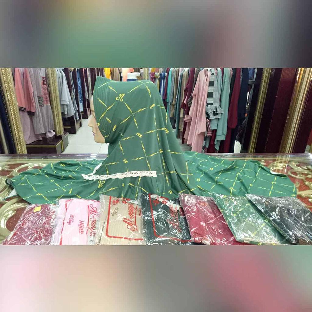Kerudung Syari AM motif