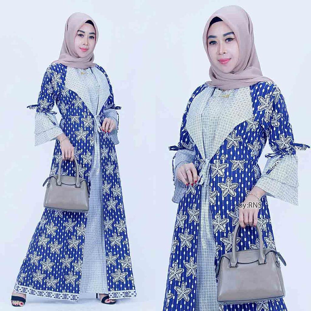 Dress / Gamis Batik Model Rompi 3
