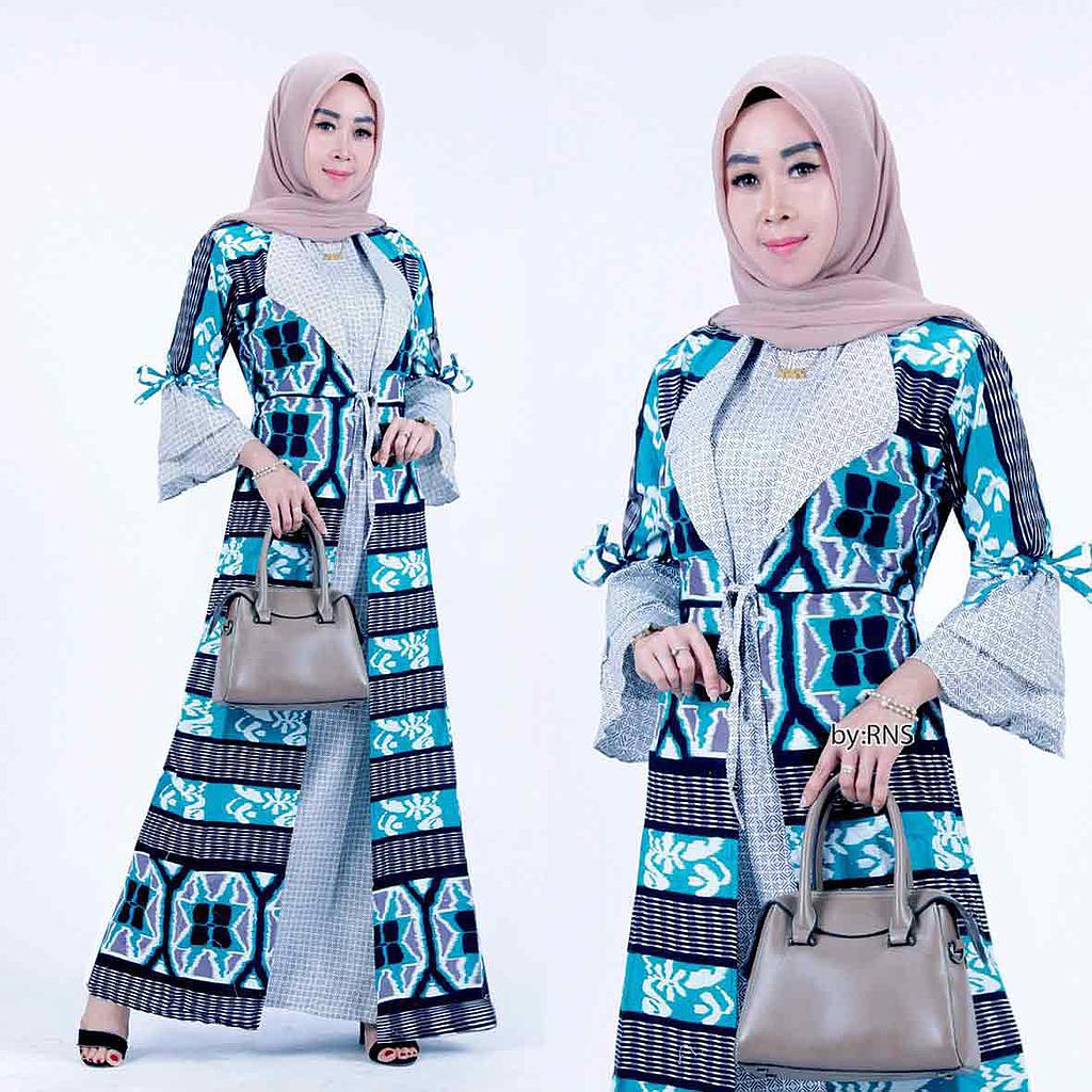 Dress / Gamis Batik Model Rompi 5