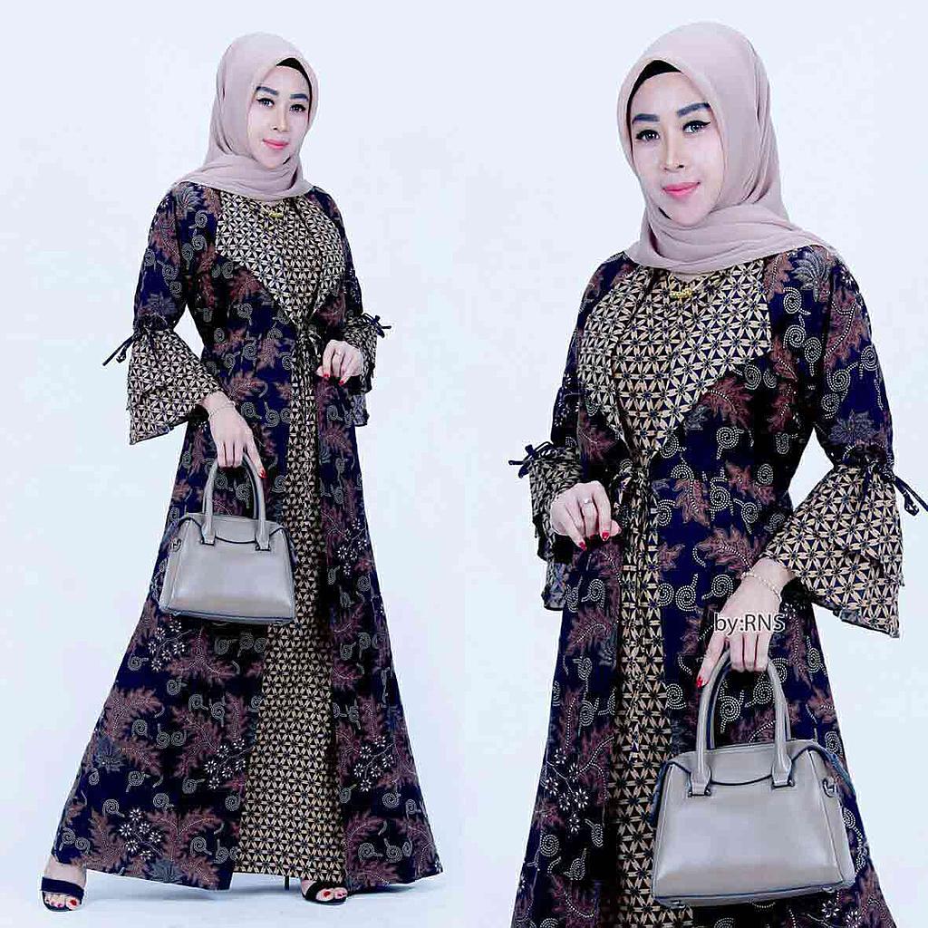 Dress / Gamis Batik Model Rompi 7