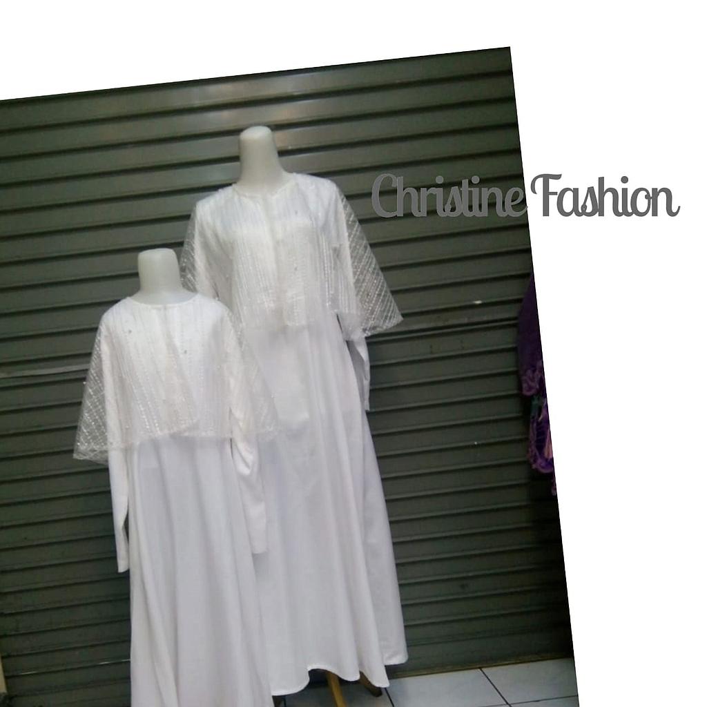 Dress / Gamis Mom &amp; Kids Kombinasi 3D