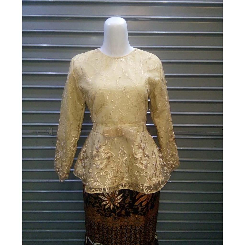 Kebaya Modern Tile Bordir