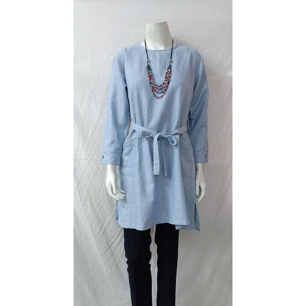 Atasan / Tunik Tali Linen Polos