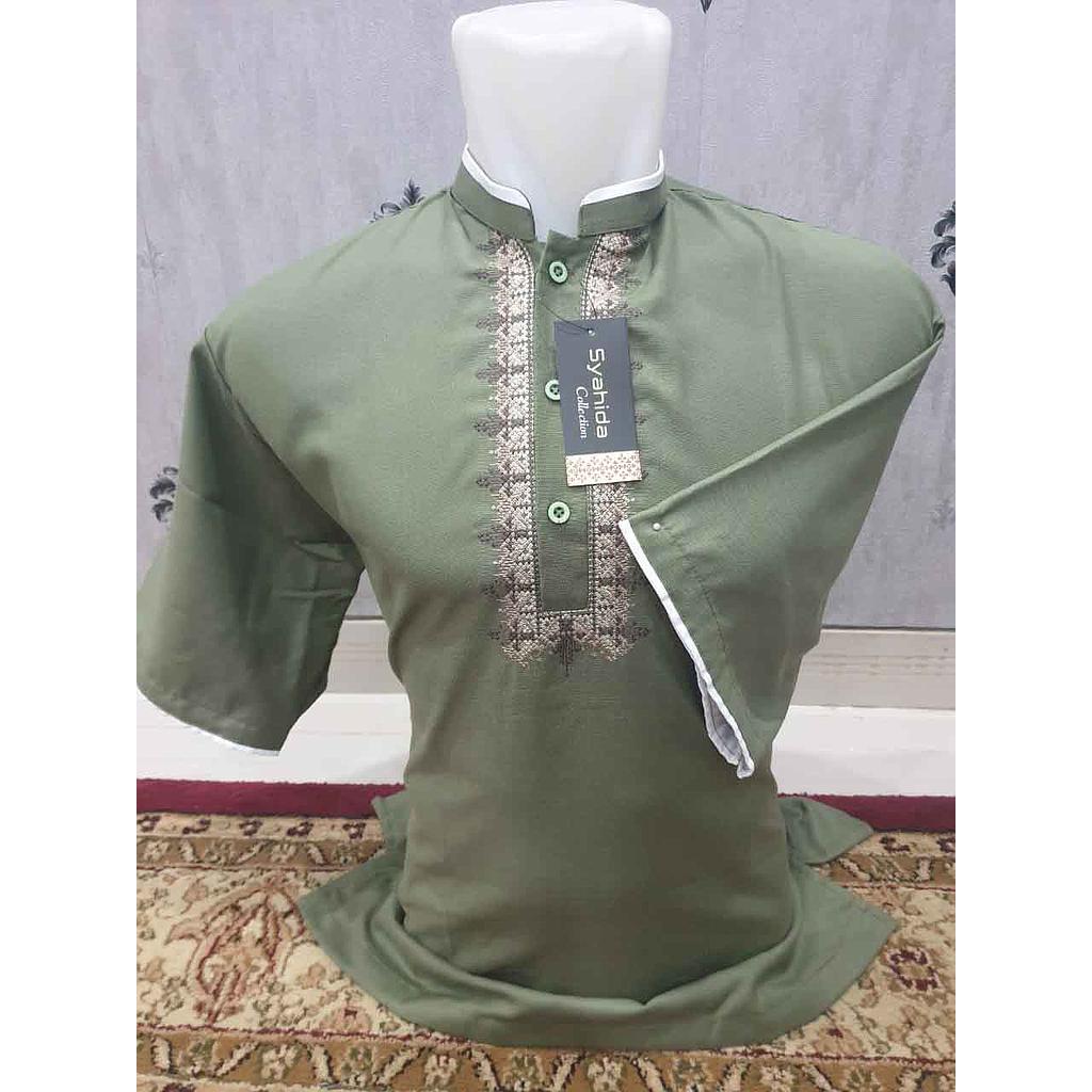 Baju Koko Syahida Lengan Pendek