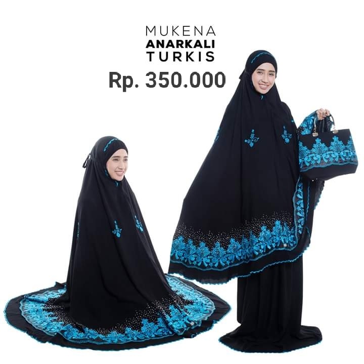 Mukena Anarkali Turkis