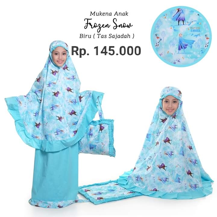 Mukena Anak Frozen Snow