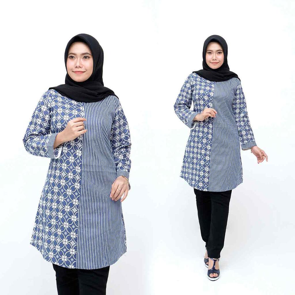 Tunik Batik Kombinasi