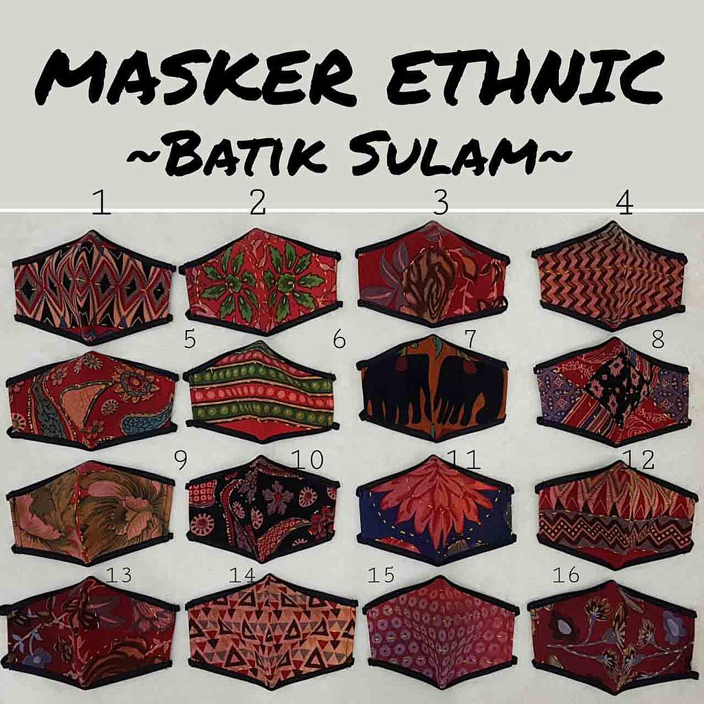 Masker Etnik Batik Sulam 6