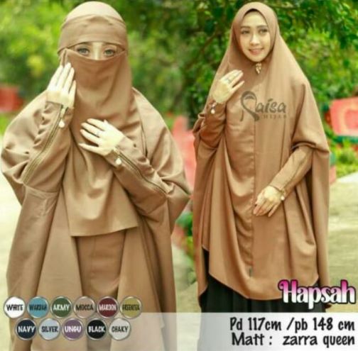 Kerudung Khimar Cadar Hapzah