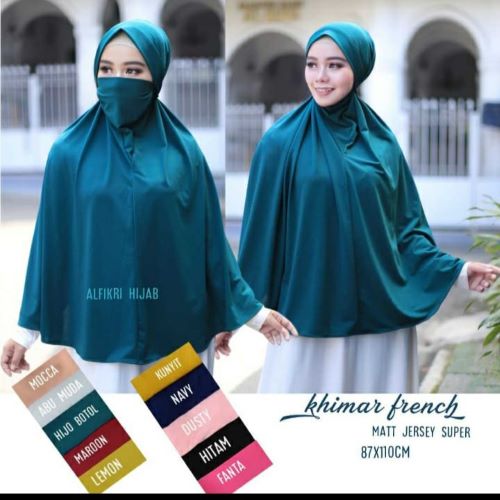 Kerudung Khimar French