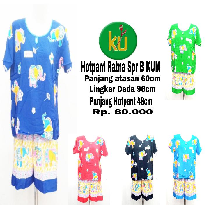 Batik Kencana Ungu / Hotpant Ratna Spr B KUM