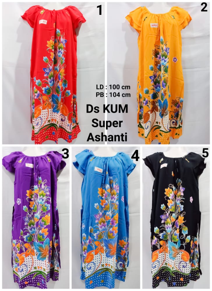 Batik Kencana Ungu / Daster Ashanti