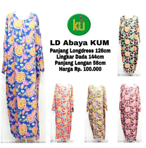 Batik Kencana Ungu / Longdress Abaya KUM