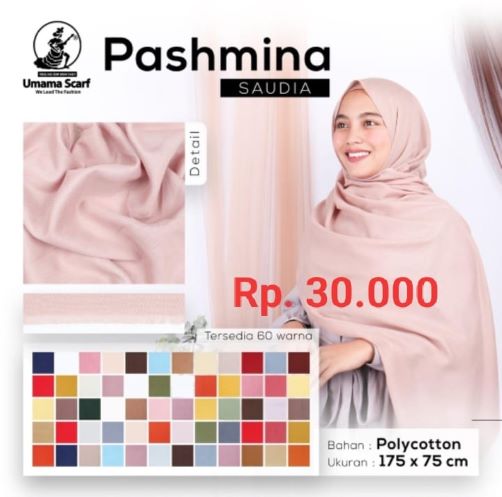 Kerudung Pashmina Saudia