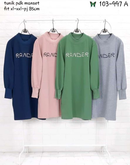 Atasan Tunik Kaos Planet Fashion Seri 103-997 A