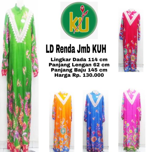 Batik Kencana Ungu / LD Renda Jmb KUH