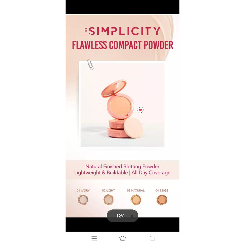You / Simplicity Flawless Compact Powder