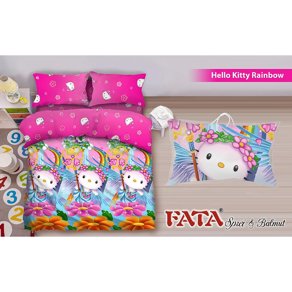 Sprei Hello Kitty Rainbow Merk Fata