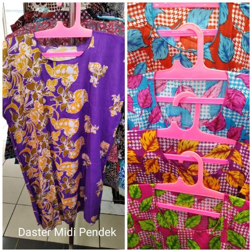 Daster Midi Lengan Pendek
