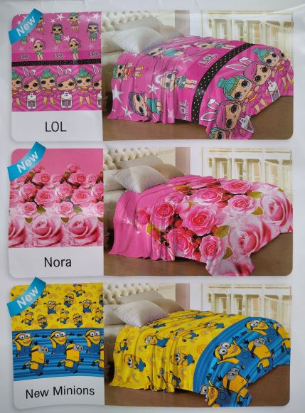 Selimut Bulu Halus / Blanket Lady Rose 160x200cm 08