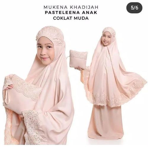 Mukena Khadijah Pasteleena Anak