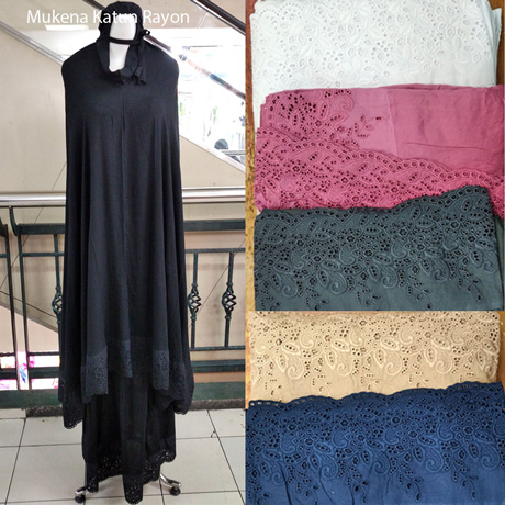Mukena Katun Rayon Tanpa Tas