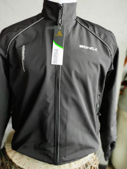 Jaket Bonca Hitam Polos