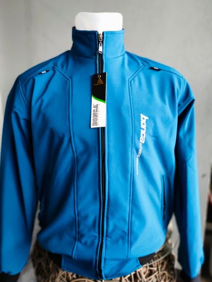 Jaket Bonca Biru Polos