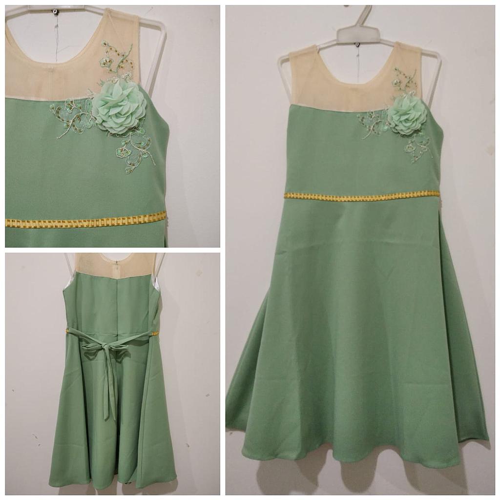 Dress Pesta Anak Kutung Tile