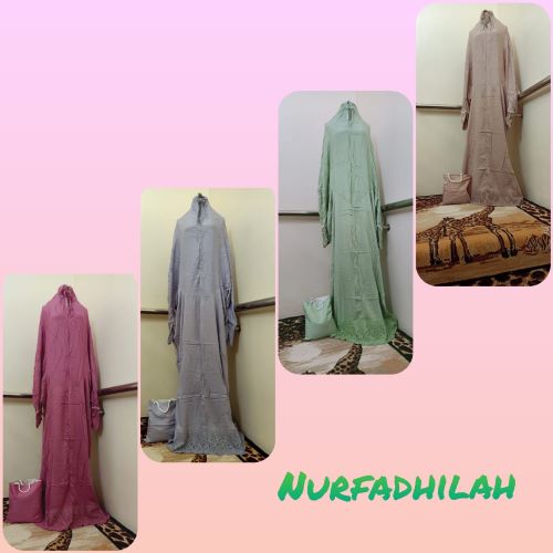 Mukena Terusan Rayon Premium