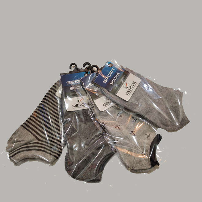 Kaos Kaki Pria Pendek Motif / 3Pcs