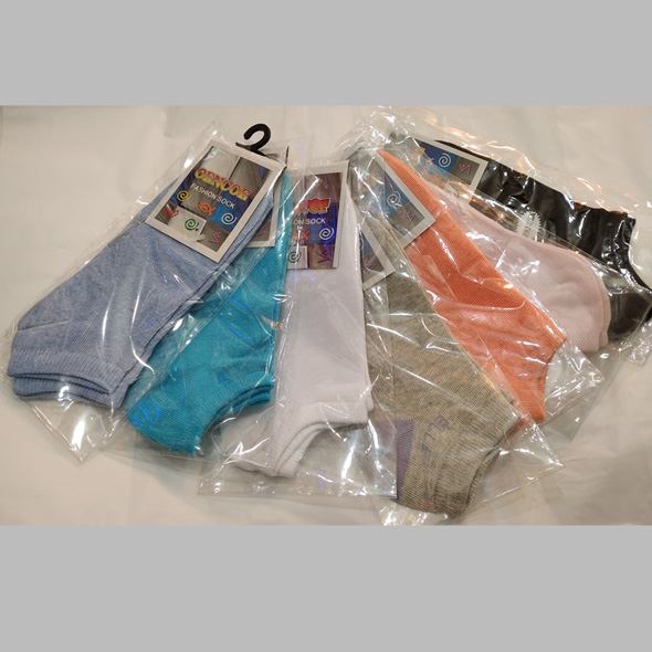 Kaos Kaki Wanita Pendek Polos / 3Pcs