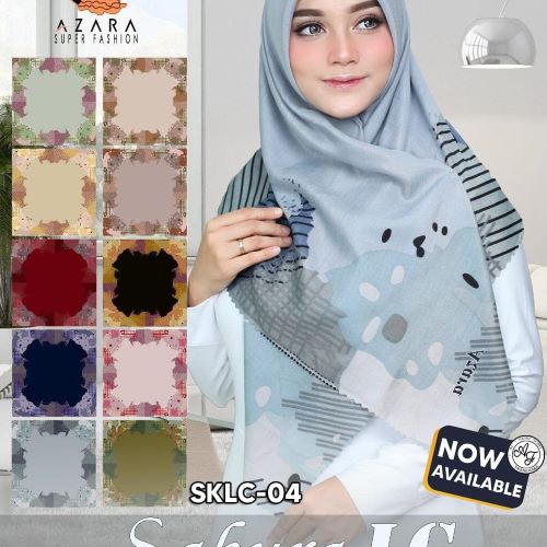 Kerudung Segi Empat Azara Motif SKLC-04