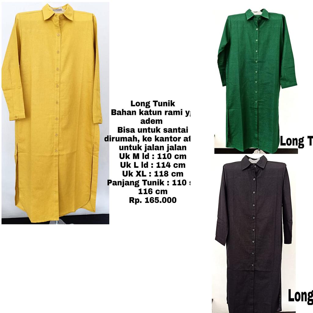 Atasan / Long Tunik Katun Rami