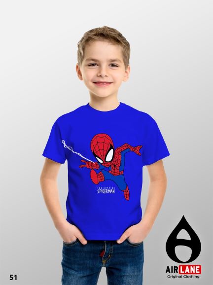 Pakaian Anak Kaos Anak Karakter Spiderman
