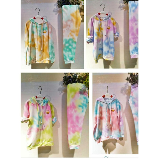 Pakaian Anak Stelan Tie Dye Panjang