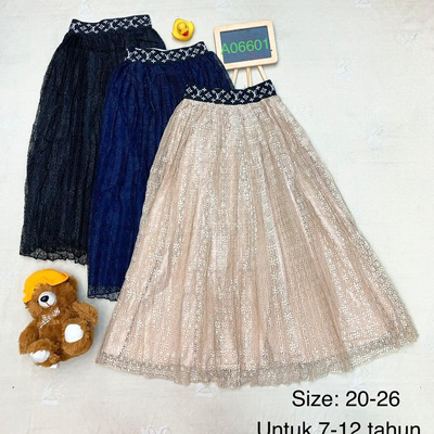 Pakaian Anak Rok Tutu Motif Bunga