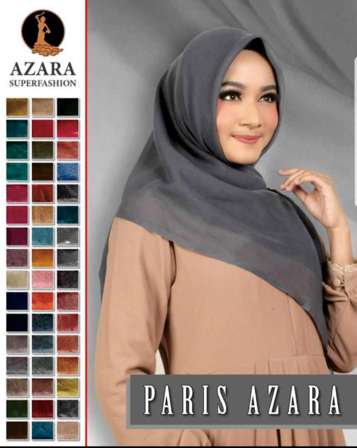 Kerudung Segi Empat Azara Paris