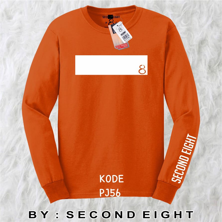 Atasan Kaos Pria Lengan Panjang Second Eight PJ56