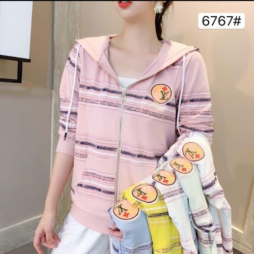 Pakaian Wanita Jaket Bahan Kaos Import 6767