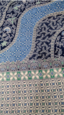 Kain Batik Meteran Bahan Semi Sutra