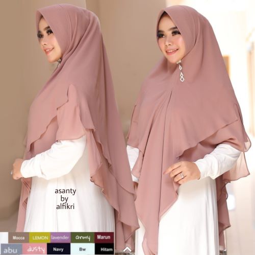 Hijab Kerudung Asanty Ceruty Baby Doll
