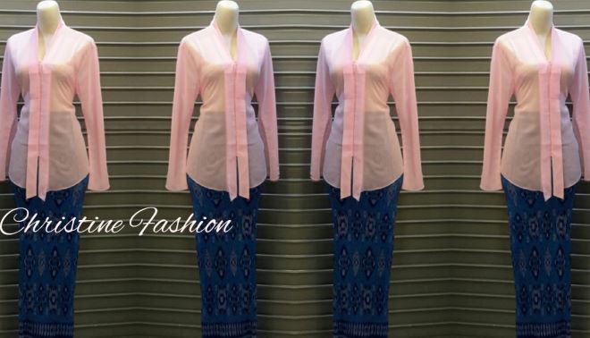 Pakian Wanita Atasan Kebaya Sifon Kartini